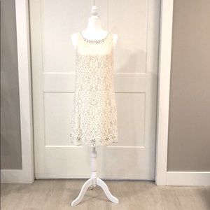 Laundry By Shelli Segal White Lace Dress